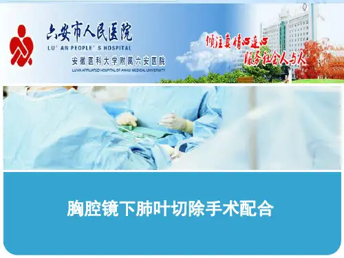 胸腔镜下肺叶切除手术配合