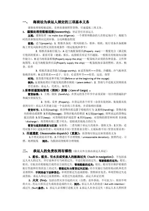 海商法重点
