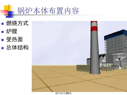 锅炉本体设计和布置