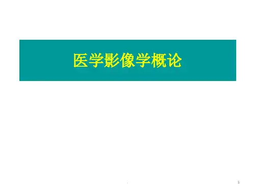 医学影像学概论PPT课件