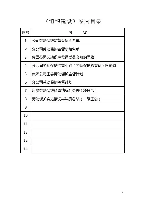 工会台账