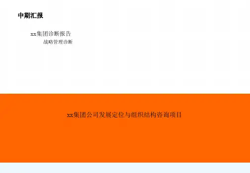 诊断报告战略管理