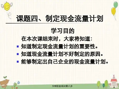 SYB创业培训第八步