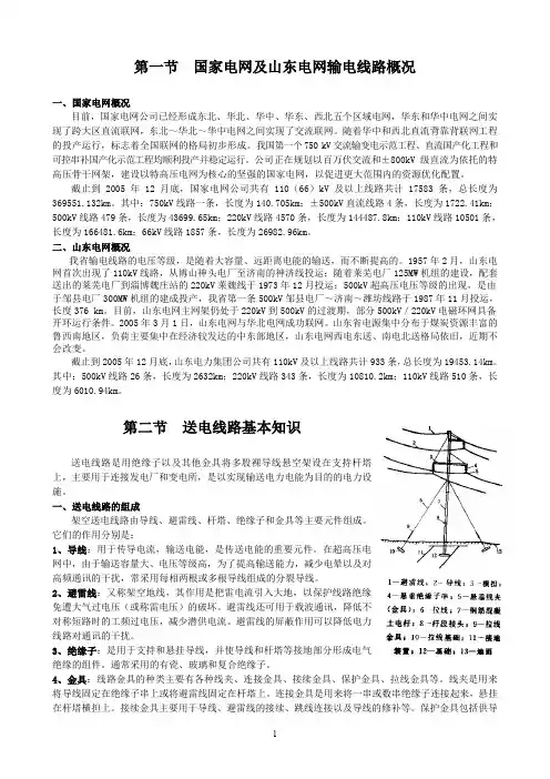 送电线路培训知识之一线路基本常识