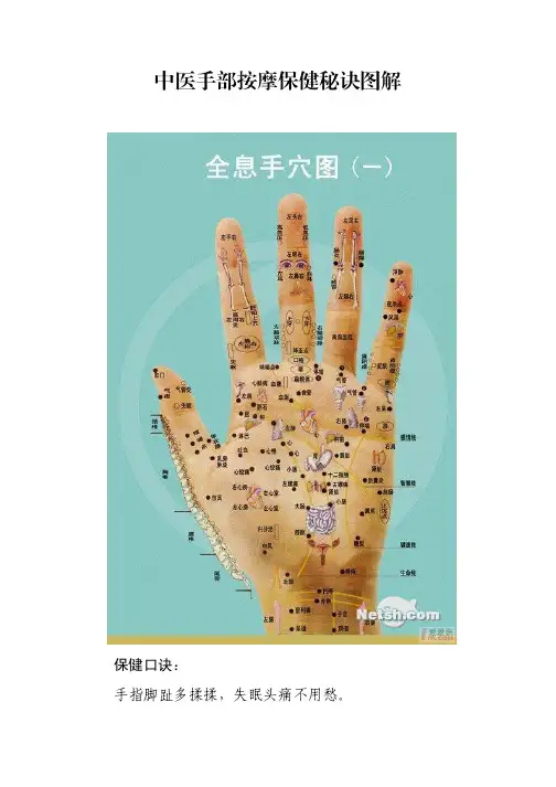 中医手部按摩保健秘诀图解