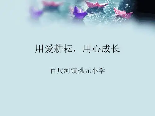 青年教师成长 PPT课件