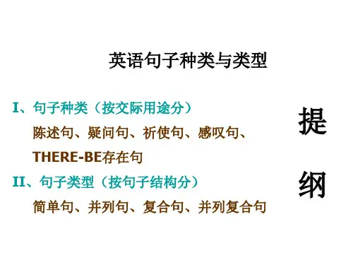 02 句子的种类与类型