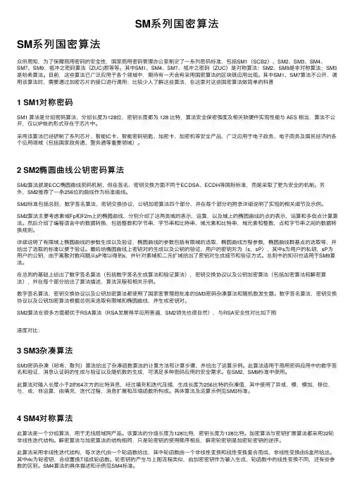 SM系列国密算法