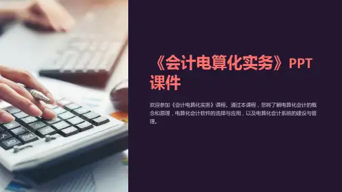 《会计电算化实务》课件