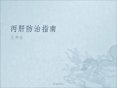 《丙肝防治指南》PPT课件
