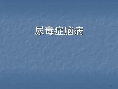 尿毒症脑病ppt课件