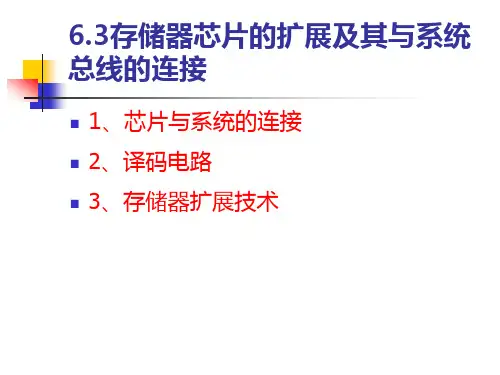 微机原理课件 西电 第21次课 6-3