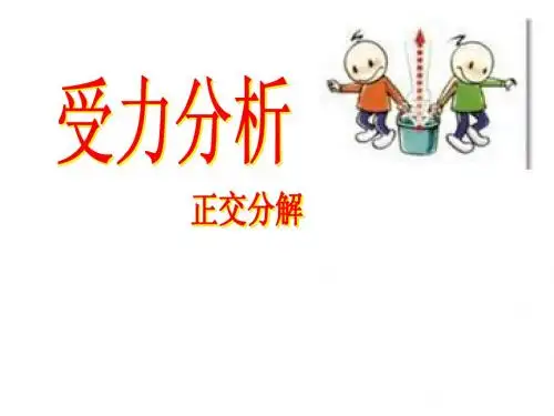 受力分析 正交分解法