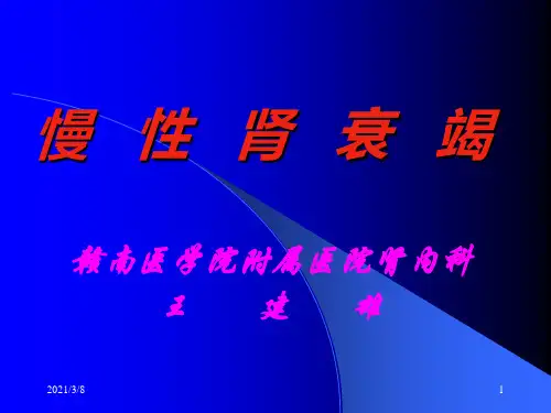 《慢性肾衰竭》PPT课件