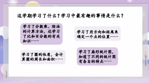 六年级数学上册《数与代数(1)》