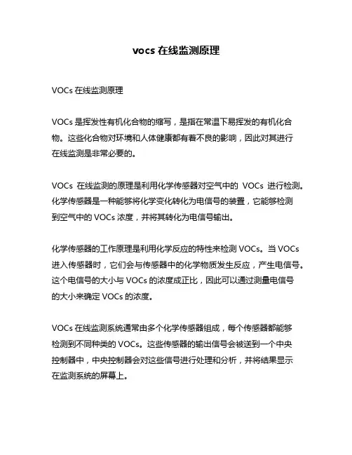 vocs在线监测原理