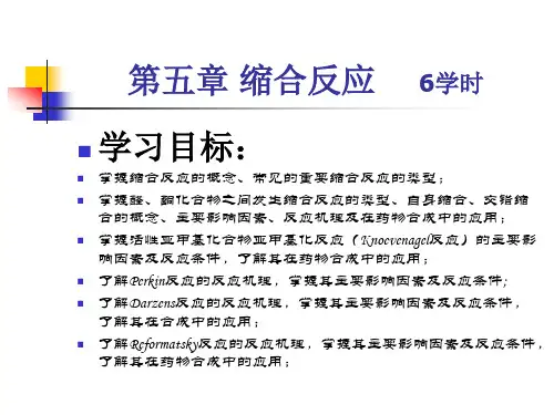第五章缩合反应