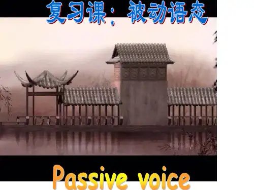 被动语态讲解