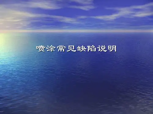 喷涂常见缺陷说明 (1)