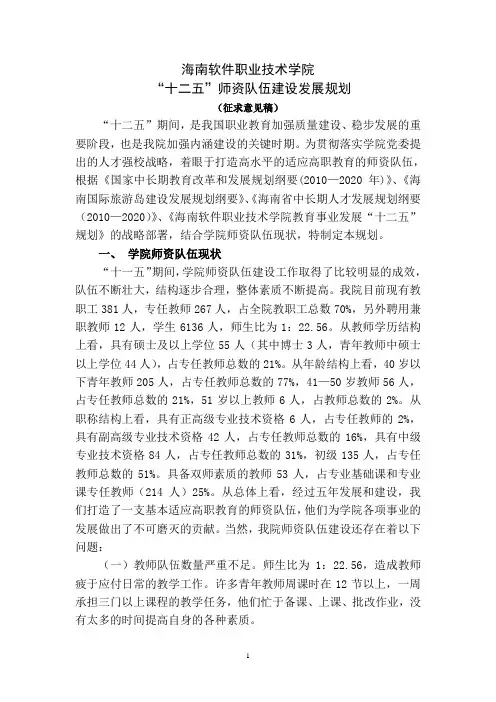 海南软件职业技术学院