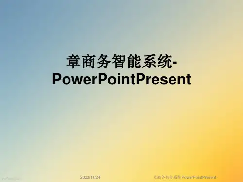 章商务智能系统PowerPointPresent