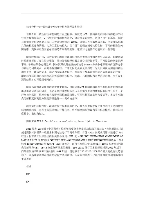 粒度分析