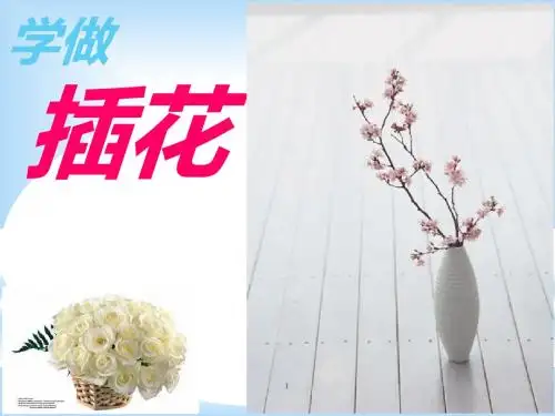 四年级综合实践学做插花ppt课件