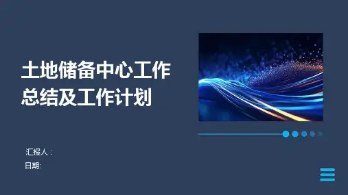 土地储备中心工作总结及工作计划