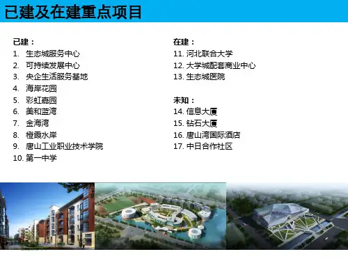 曹妃甸生态城在建项目