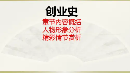 创业史PPT优质课件