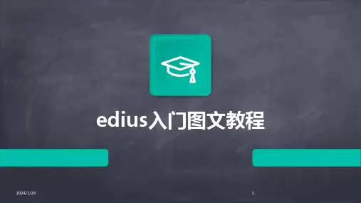 edius入门图文教程