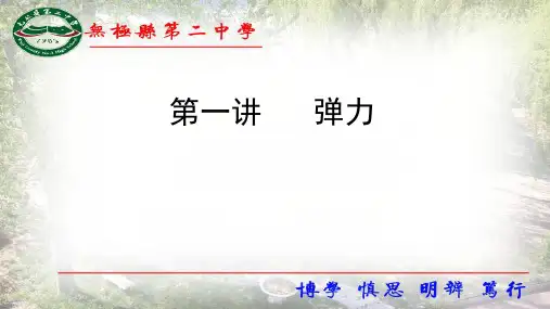 高中物理必修1鲁科《第4章相互作用第2节形变与弹力》71PPT课件一等奖