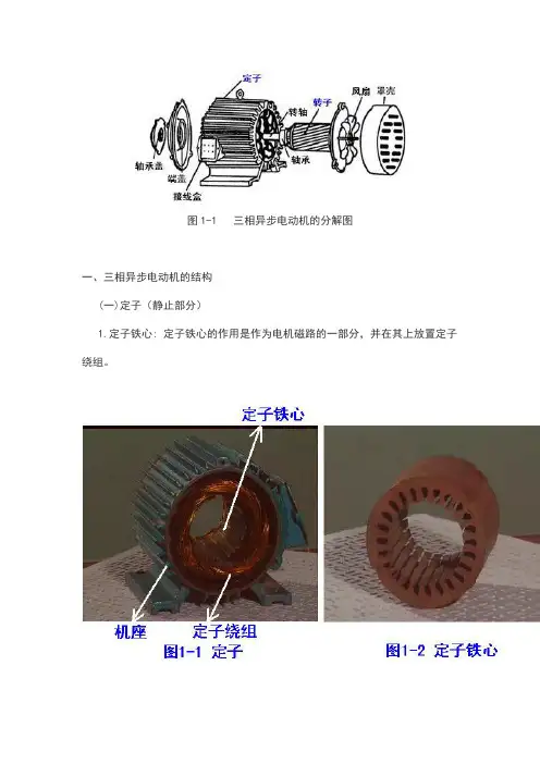 异步电动机分解图