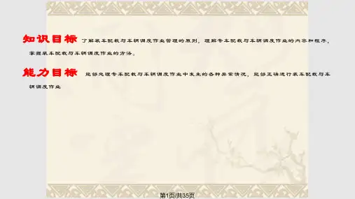 装车配载与车辆调作业PPT课件