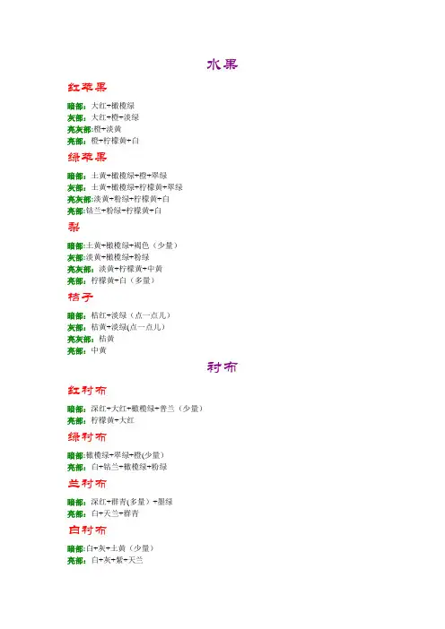 水粉颜料基础调色方法(中招美术加试必备)