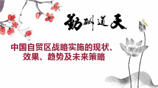 中国自贸区战略实施的现状 效果 趋势及未来策略