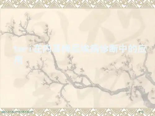 tmri在内耳梅尼埃病诊断中的应用