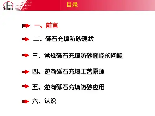 大斜度井套管完井逆向充填防砂