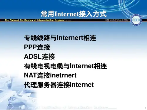 常用Internet接入方式.ppt