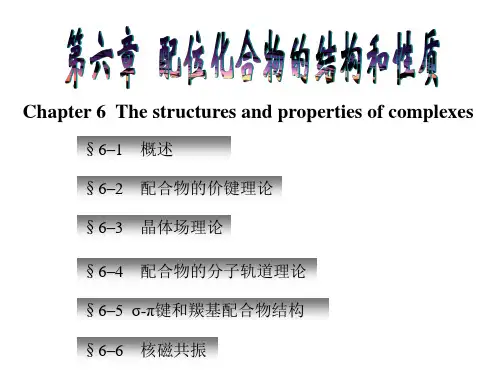 结构化学第6章..
