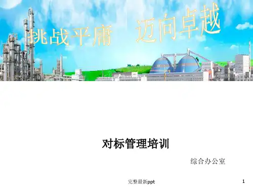 企业对标讲座ppt课件