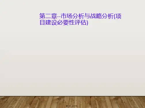 第二章--市场分析与战略分析(项目建设必要性评估)