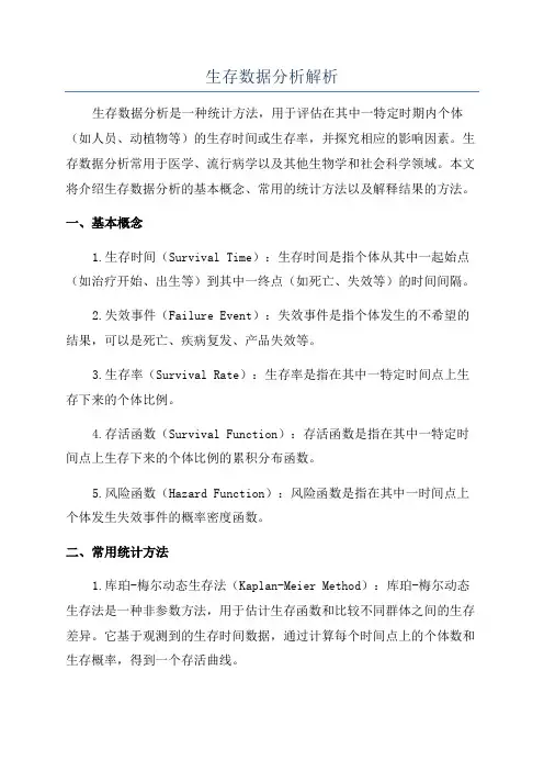 生存数据分析解析