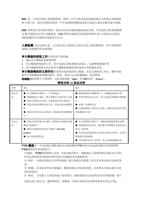 入侵检测系统