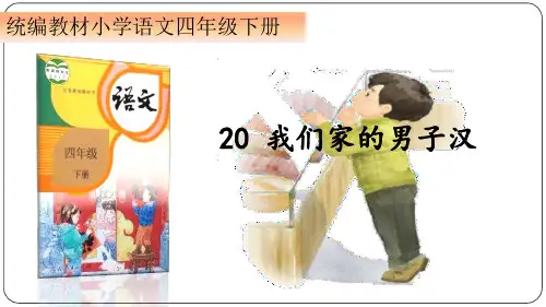20 我们家的男子汉  课件(共23张PPT)
