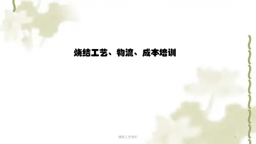 烧结工艺培训课件