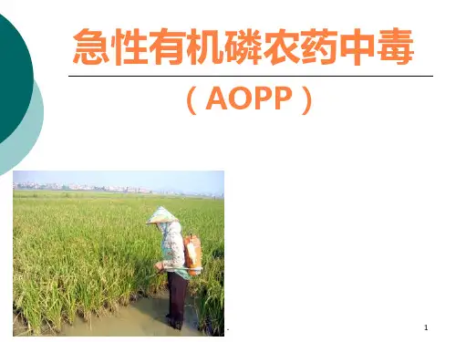 有机磷农药中毒(临床-很实用)