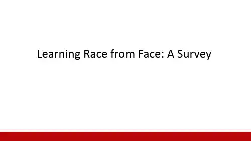 LearningRacefromFace资料