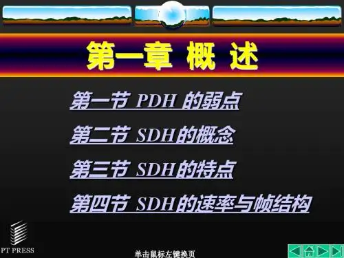 光通信基础-什么是SDH
