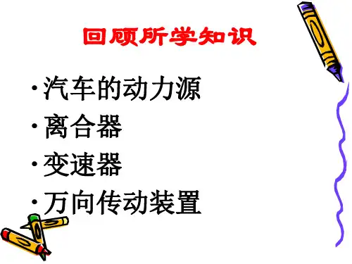 驱动桥PPT课件
